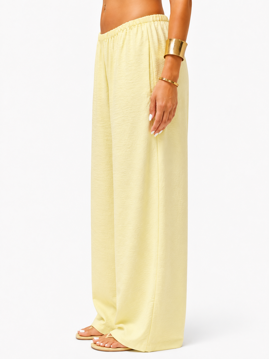 Butter Yellow Linen Pants