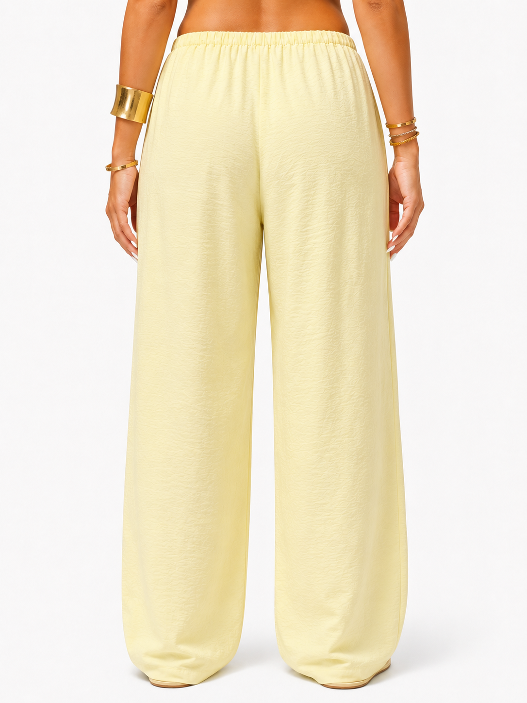 Butter Yellow Linen Pants