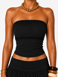 Black Backless Top
